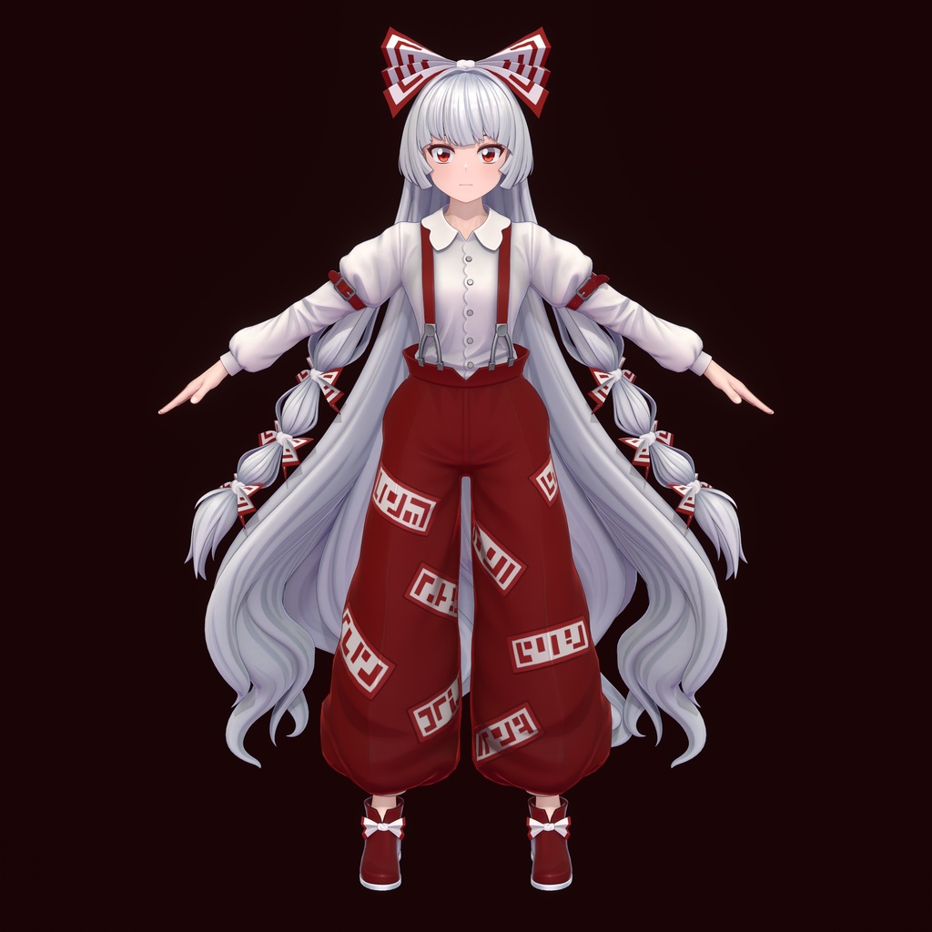 藤原妹紅+上白沢慧音