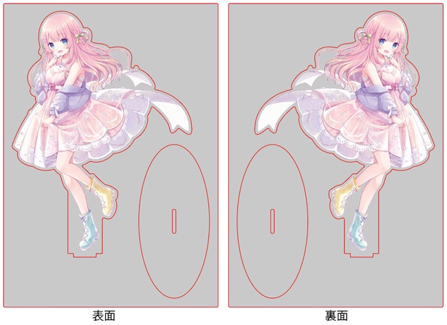 🍡特大アクリルフィギュア(182×257mm)