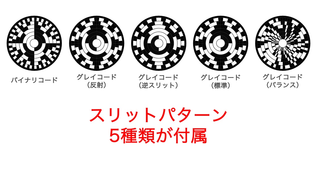 【スクリプト無料】ロータリーエンコーダのスリット板ヘイロー (Rotary Encoder Slit Disk Halo)