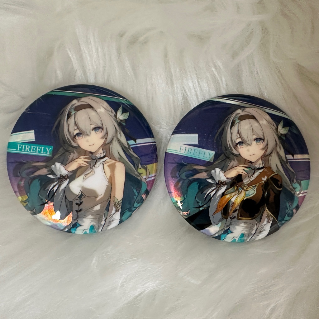 《ホタルの夢》 ホタル 缶バッジセット