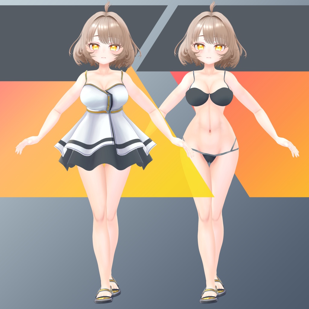 オリジナル3Dモデル【なる】