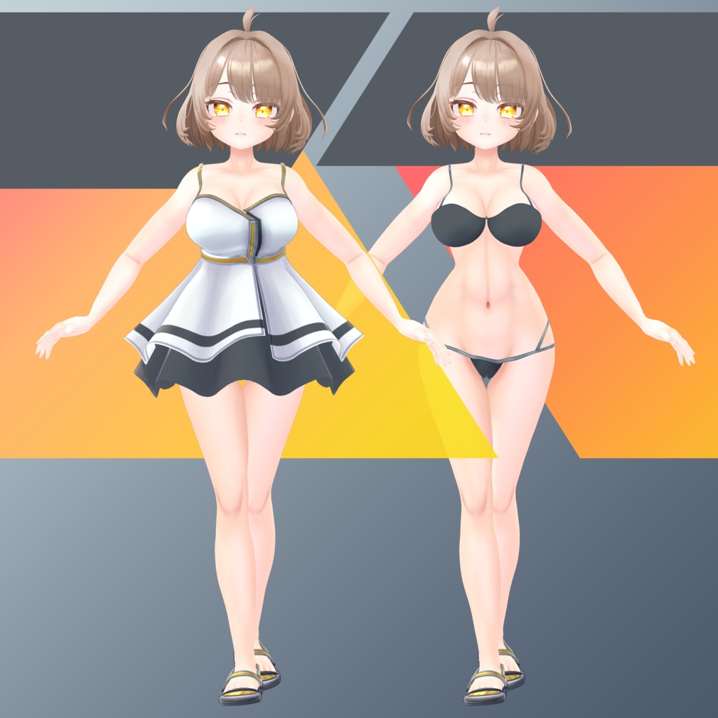 オリジナル3Dモデル【なる】