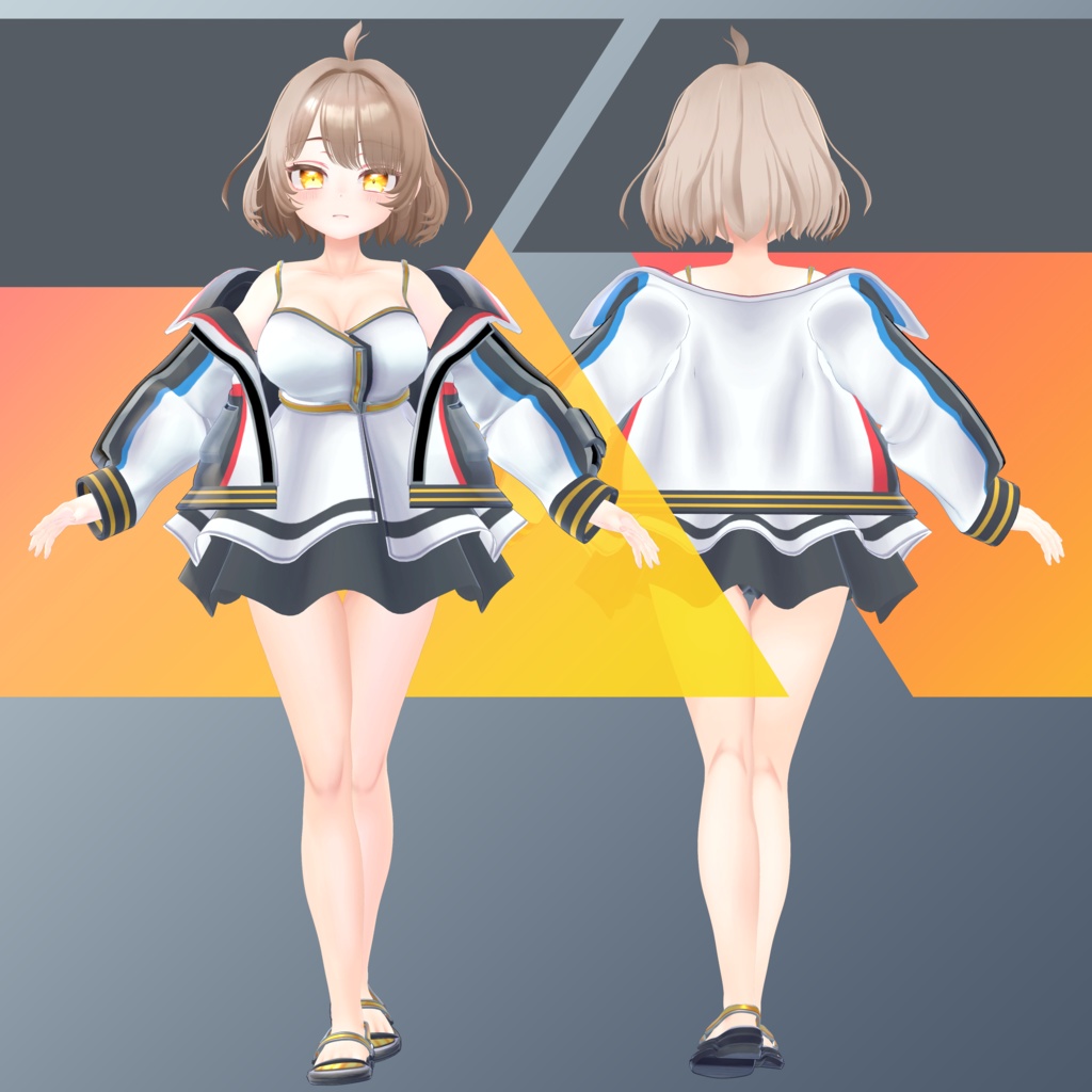 オリジナル3Dモデル【なる】