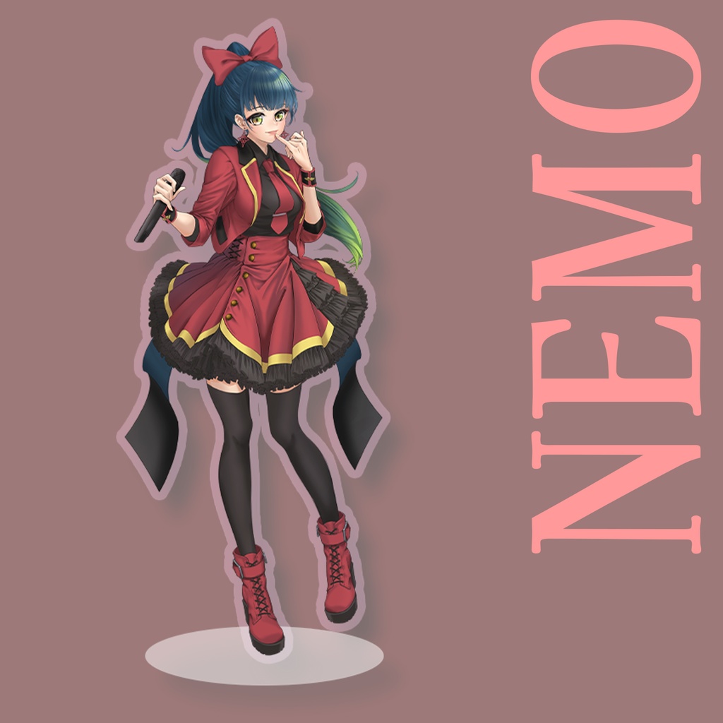 【販売終了】ネモ&うまぴアクリルスタンド(アイドル衣装ver.)