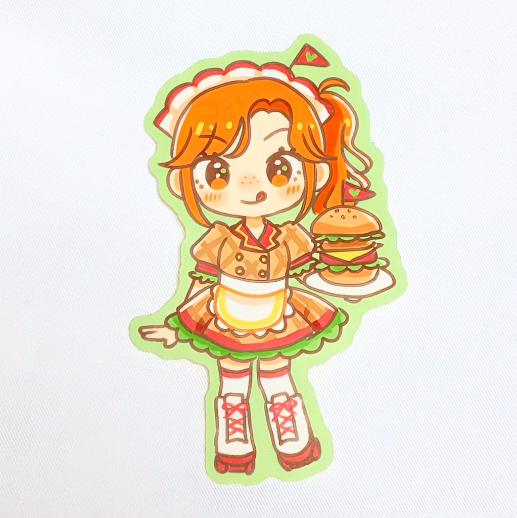 ステッカー(ハンバーガー)