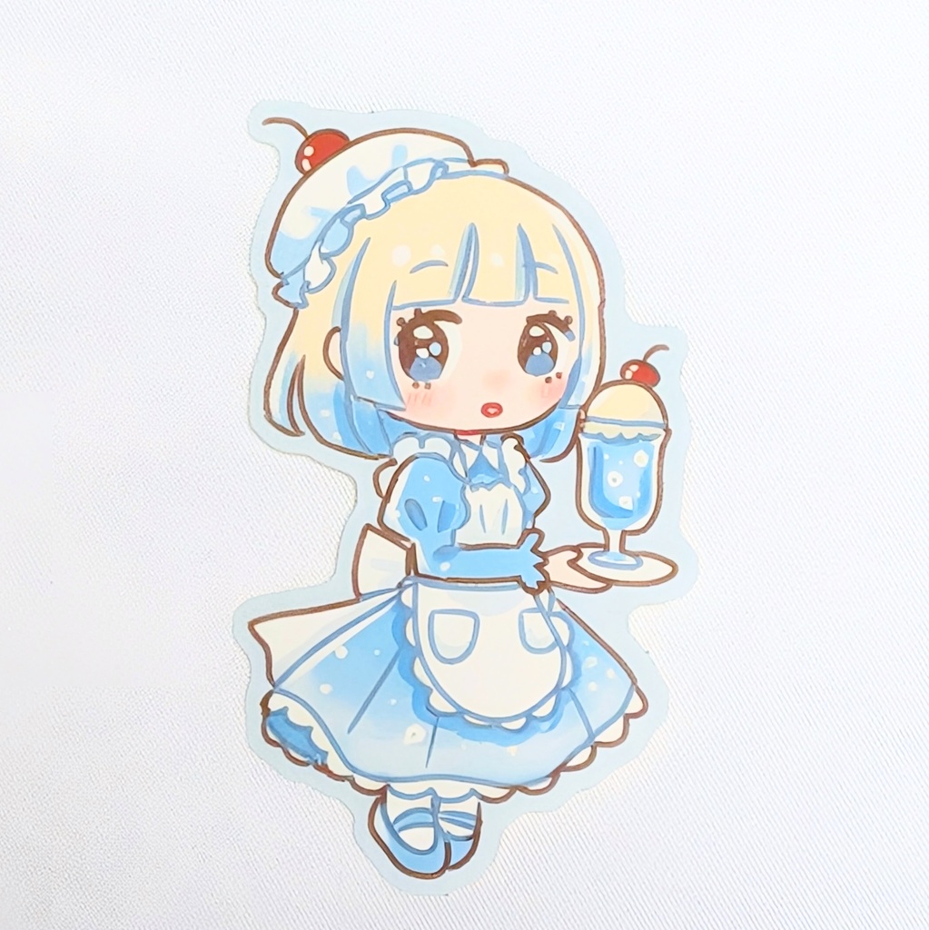 ステッカー(クリームソーダ)