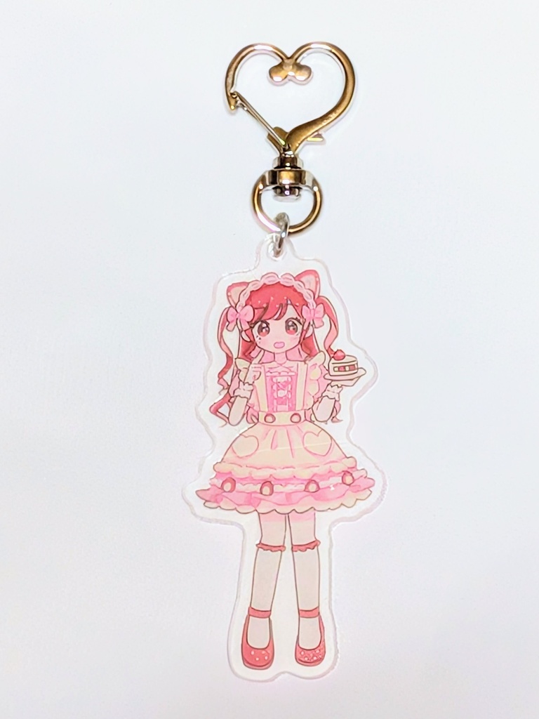 アクリルキーホルダー(ショートケーキ)