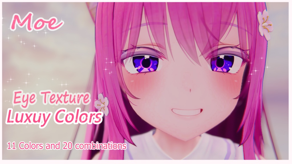 Luxuy Colors - Eye Texture for Moe「萌」