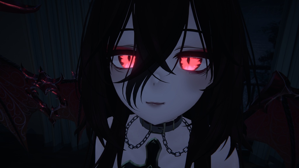 「Bloodie Moon」 - Eye Texture + Makeup + Black Sclera + Emission for Moe「萌」UPDATE!!