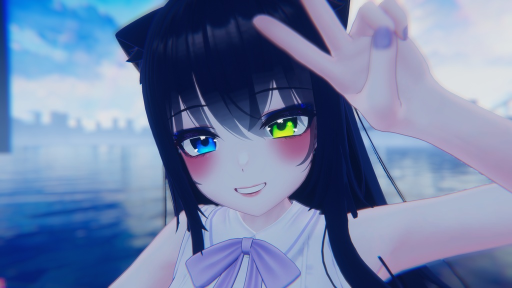 「Sweet Flower」 - Eye Texture + Makeup + Emission