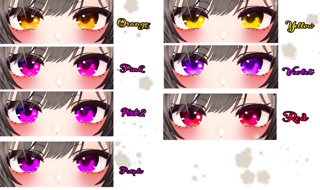 「Sweet Flower」for Manuka - Eye Texture + Makeup + Emission