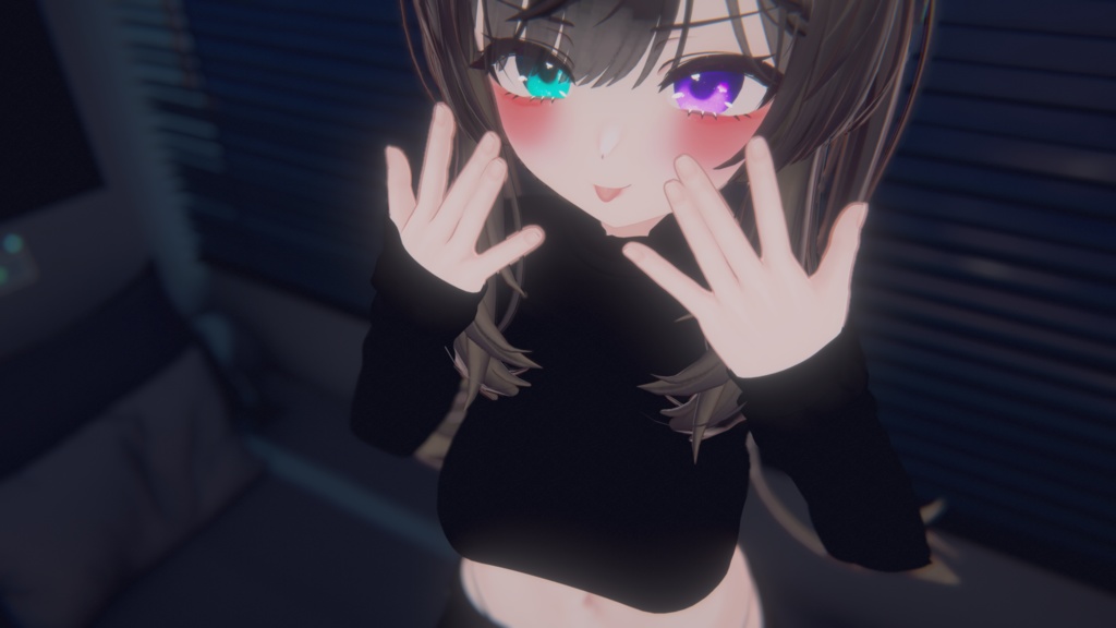 「Sweet Flower」for Manuka - Eye Texture + Makeup + Emission