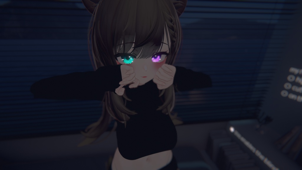 「Sweet Flower」for Manuka - Eye Texture + Makeup + Emission