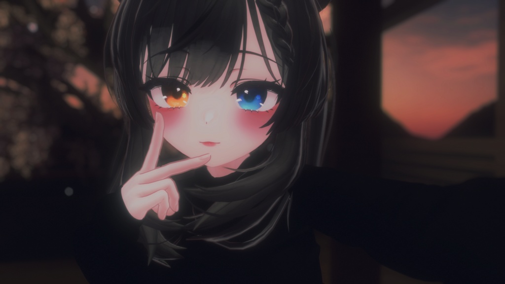 「Sweet Flower」for Manuka - Eye Texture + Makeup + Emission