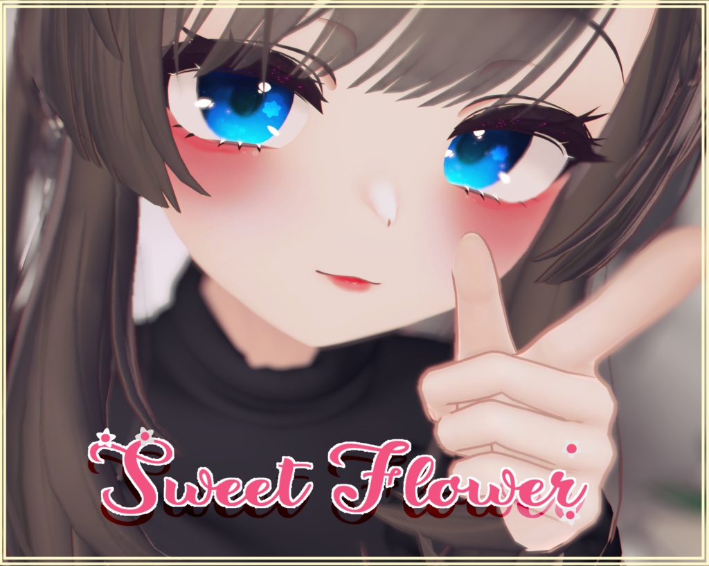 「Sweet Flower」for Manuka - Eye Texture + Makeup + Emission