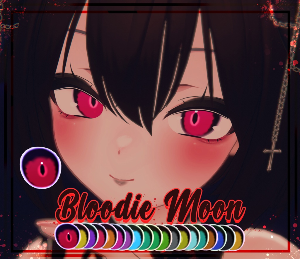 [Sio / Manuka] [Bloodie Moon Eye texture + Emission]