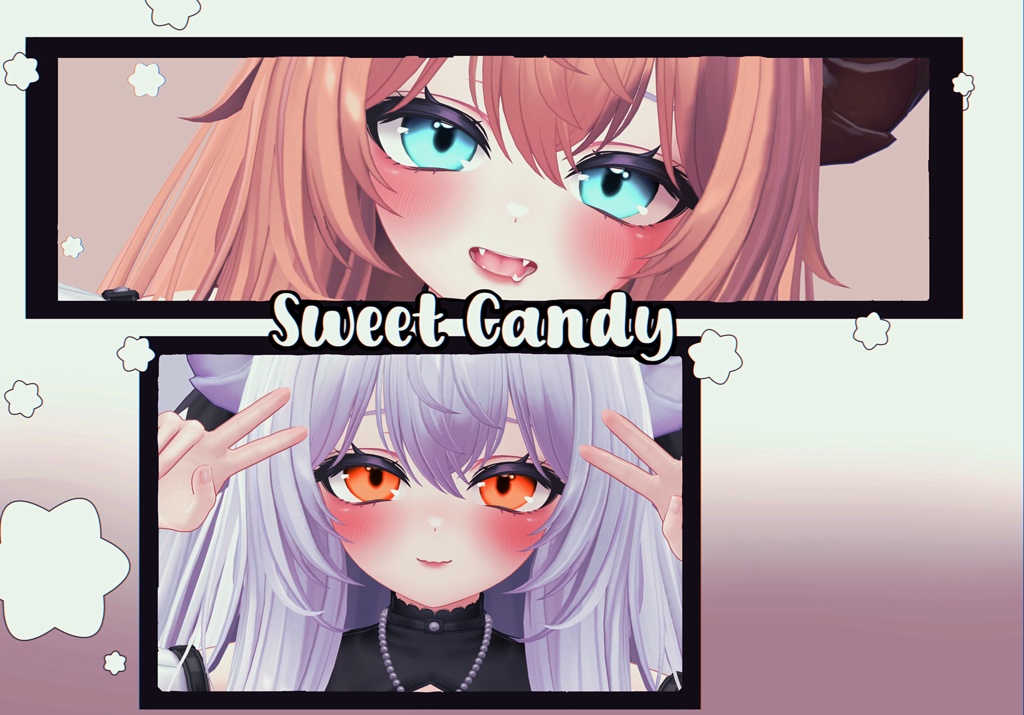 【5アバター対応 / 5 Compatible Avatars】[Sweet Candy Eye texture + Emission] 缩略图 11