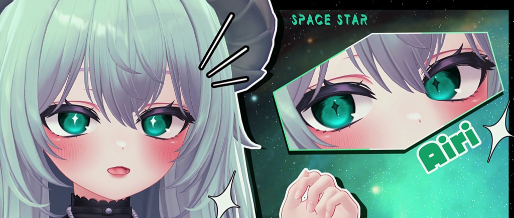 【13アバター対応 / 13 Compatible Avatars】[Space Star EyeTexture + Emission] 缩略图 9