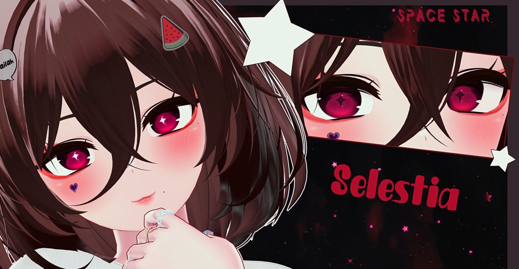 【13アバター対応 / 13 Compatible Avatars】[Space Star EyeTexture + Emission] 缩略图 15