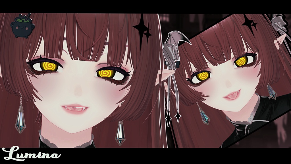 【8アバター対応 /8Compatible Avatars】🎃[FatalLove, EyeTexture +MakeUp]🎃 缩略图 9