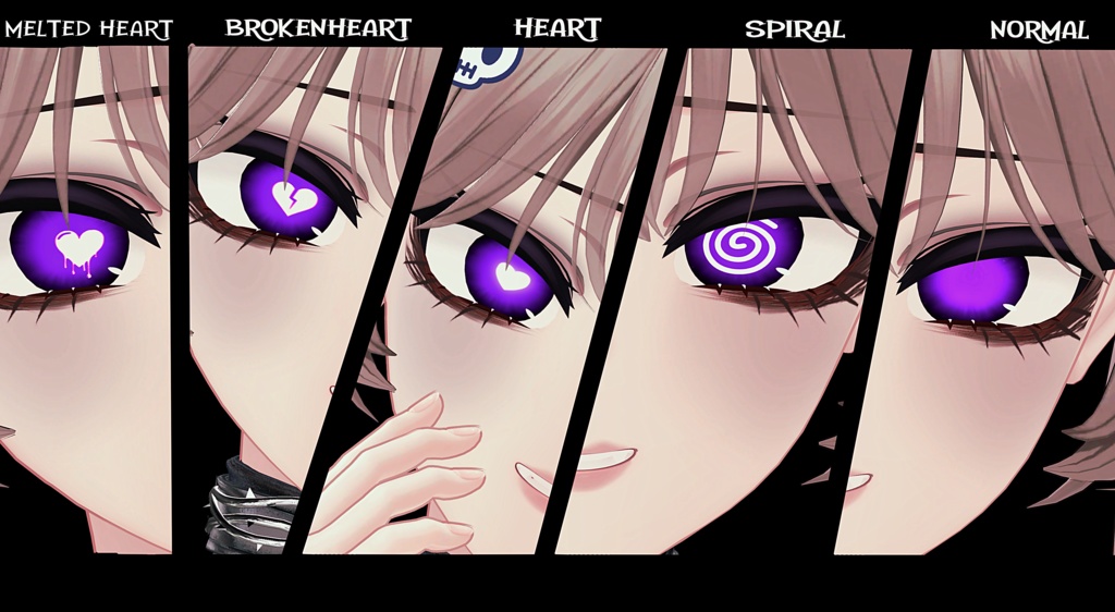 【8アバター対応 /8Compatible Avatars】🎃[FatalLove, EyeTexture +MakeUp]🎃 缩略图 3