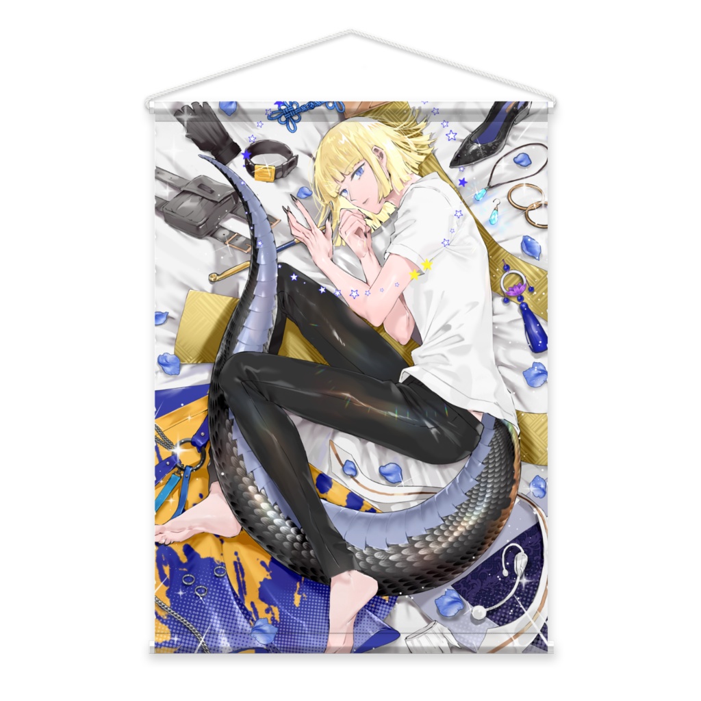 黒尾流牙1.5周年記念タペストリー