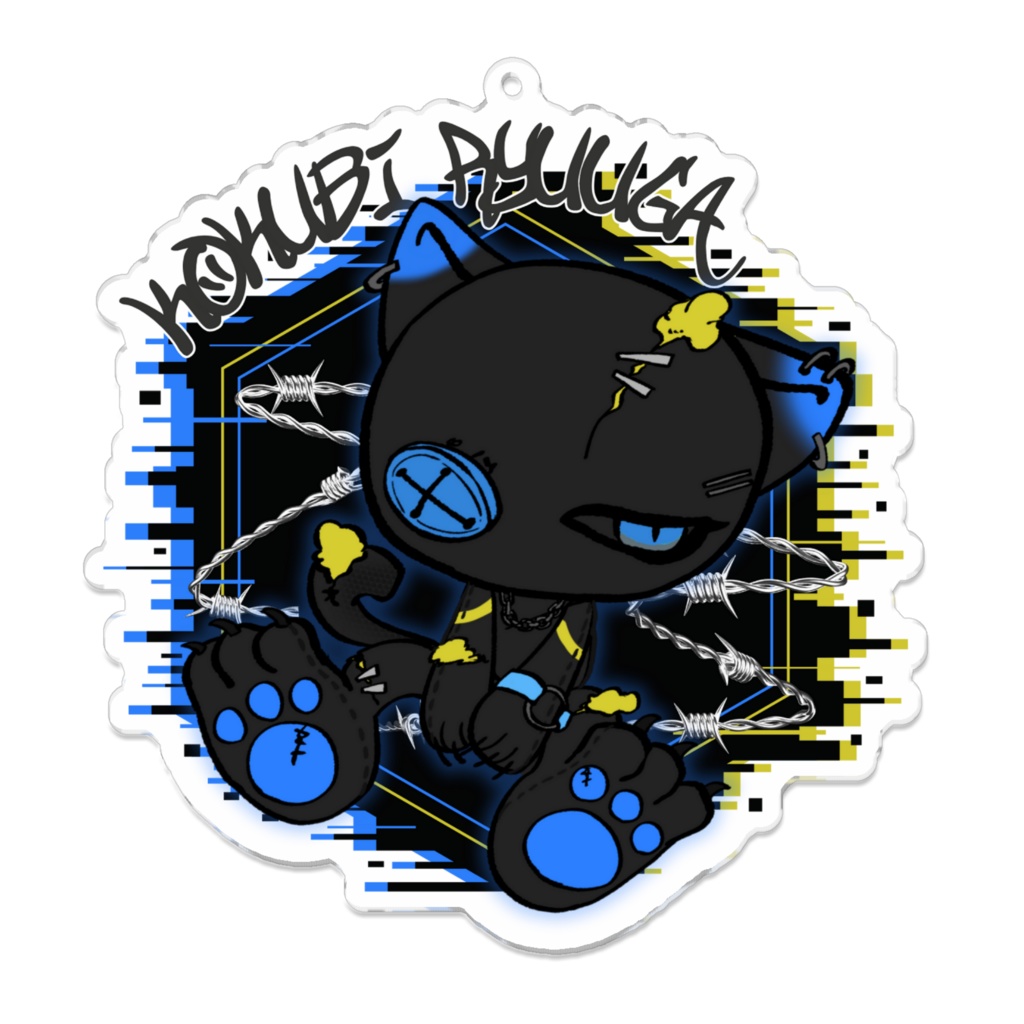 アクリルキーホルダーB【ジャンクフラッフィー】