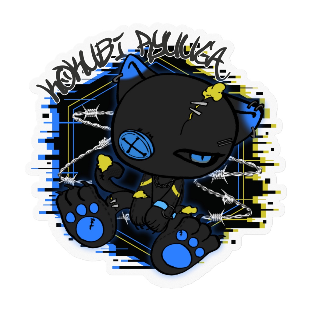 クリアステッカーB【ジャンクフラッフィー】