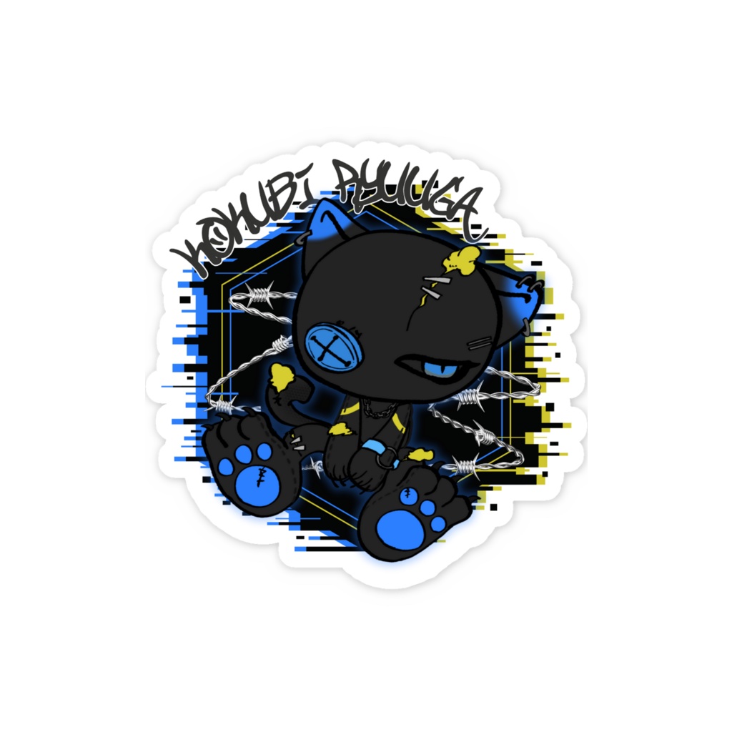 スマホステッカーB【ジャンクフラッフィー】