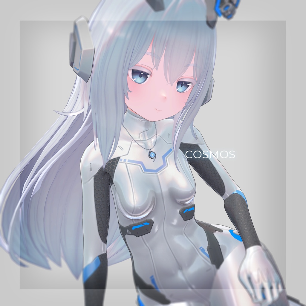 VRChat用アクセサリー 銀河ペンダント「COSMOS」 - Mofcosmos