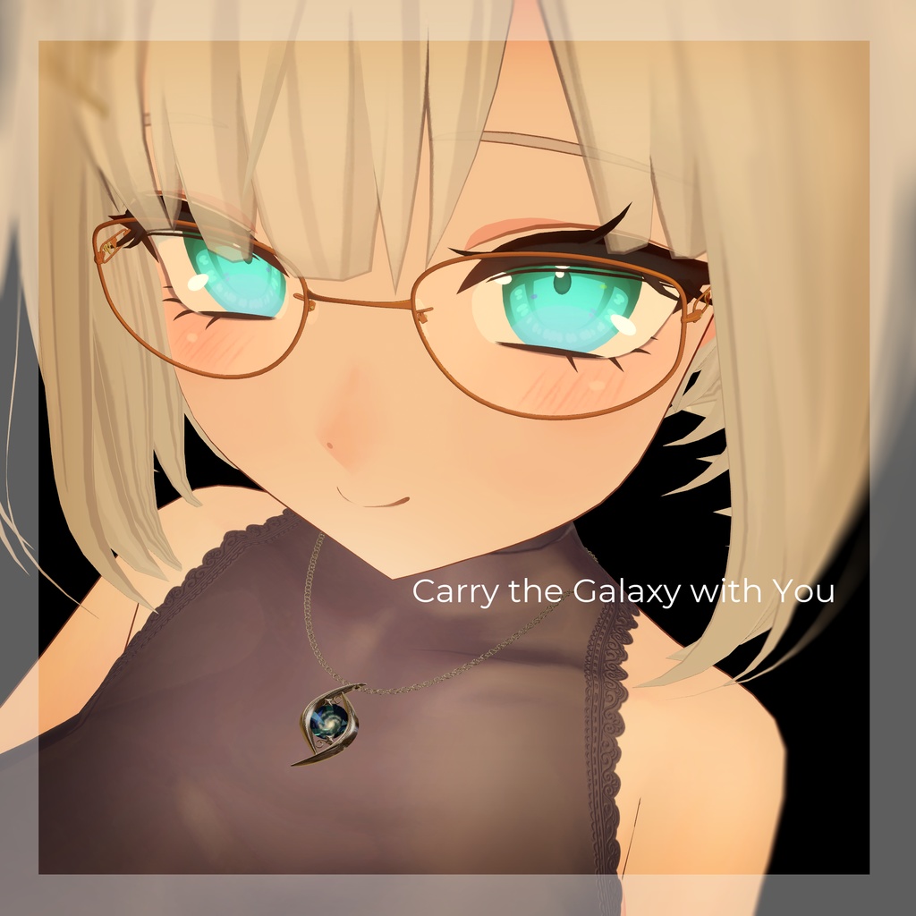 VRChat用アクセサリー 銀河ペンダント「COSMOS」