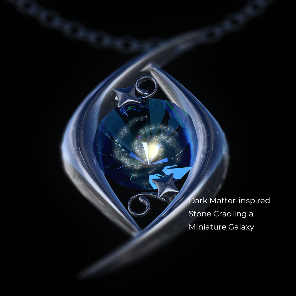 VRChat用アクセサリー 銀河ペンダント「COSMOS」