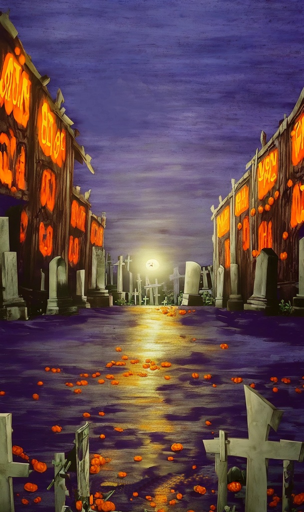 【無料:FREE】ハロウィン用 縦型 素材(Vtuber、投稿者、配信者、実況者)