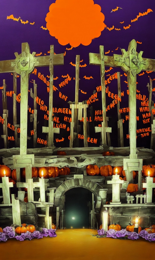 【無料:FREE】ハロウィン用 縦型 素材(Vtuber、投稿者、配信者、実況者)