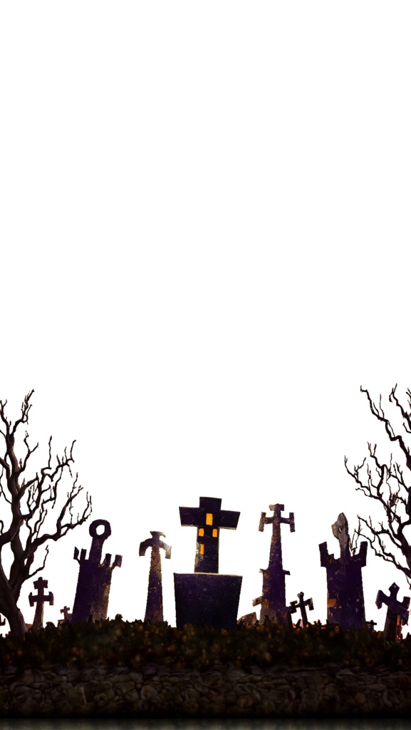 【無料:FREE】ハロウィン用 縦型 素材(Vtuber、投稿者、配信者、実況者)