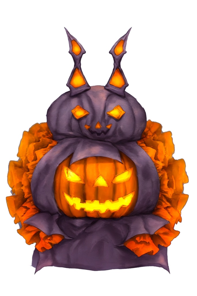 【無料:FREE】ハロウィン用 縦型 素材(Vtuber、投稿者、配信者、実況者)