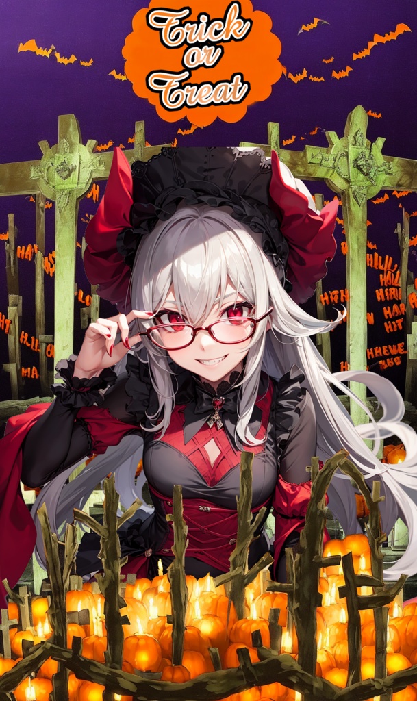 【無料:FREE】ハロウィン用 縦型 素材(Vtuber、投稿者、配信者、実況者)