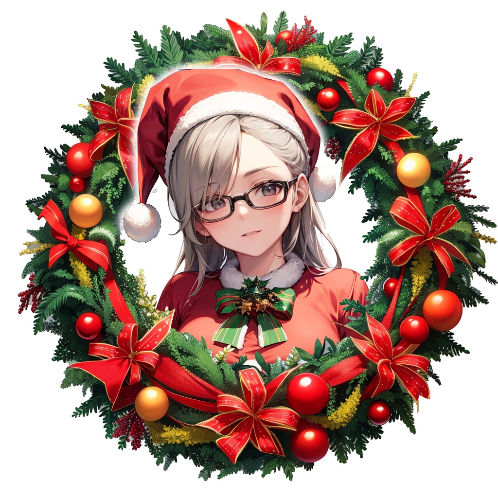 【無料:FREE】クリスマス用、配信画面・配信素材、アイコン素材(Vtuber、投稿者、配信者、実況者)