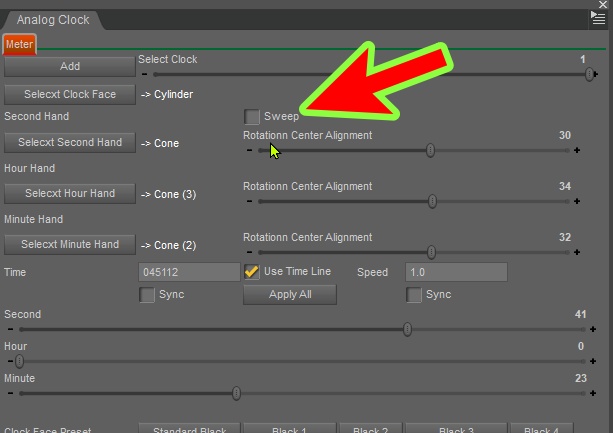 Analog Clock (subset version)