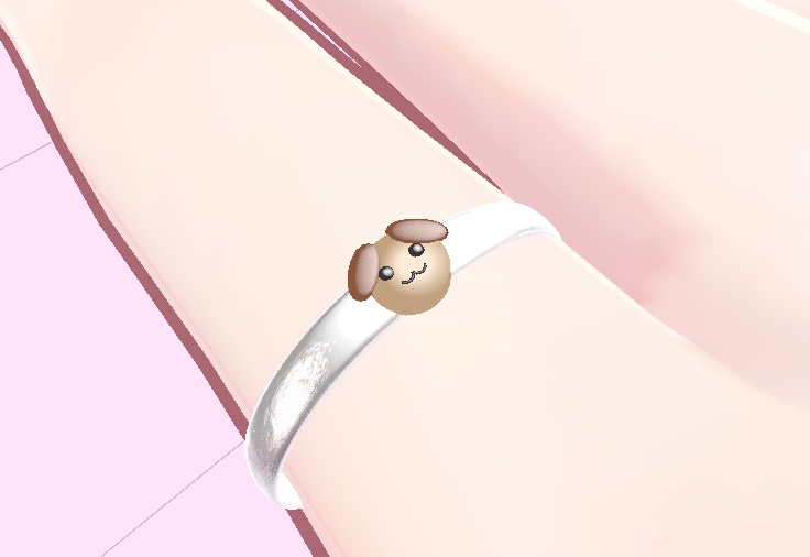 【vrchat想定】わんわんリング
