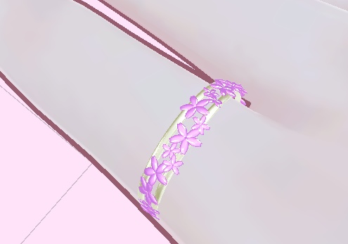 【VRChat想定】春の桜リング