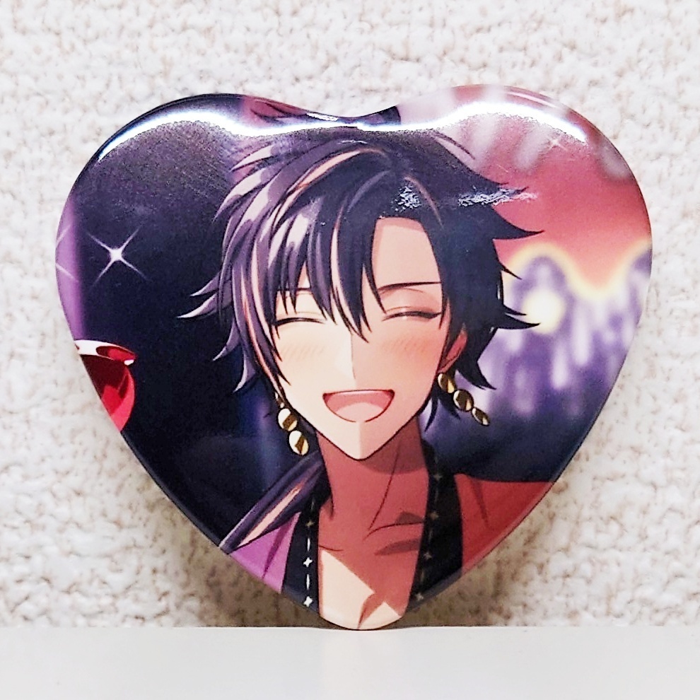 【2023夏】新島らんぷ 57mm ハート缶バッジ(全1種)