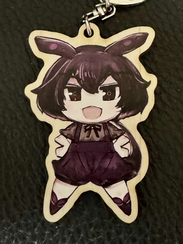 あんこもんウッドキーホルダー