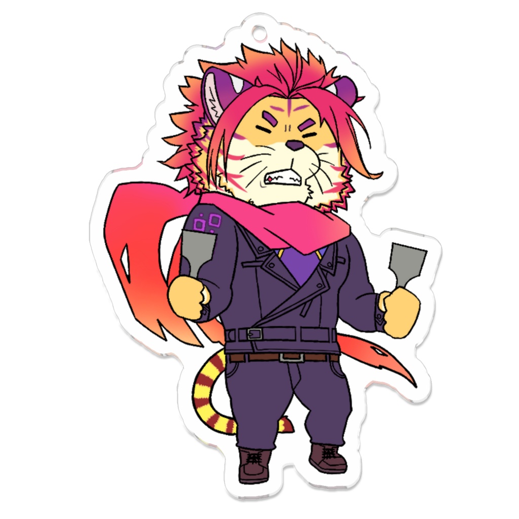 [TOUGH GUY] 放サモアクリルキーホルダー (な行)
