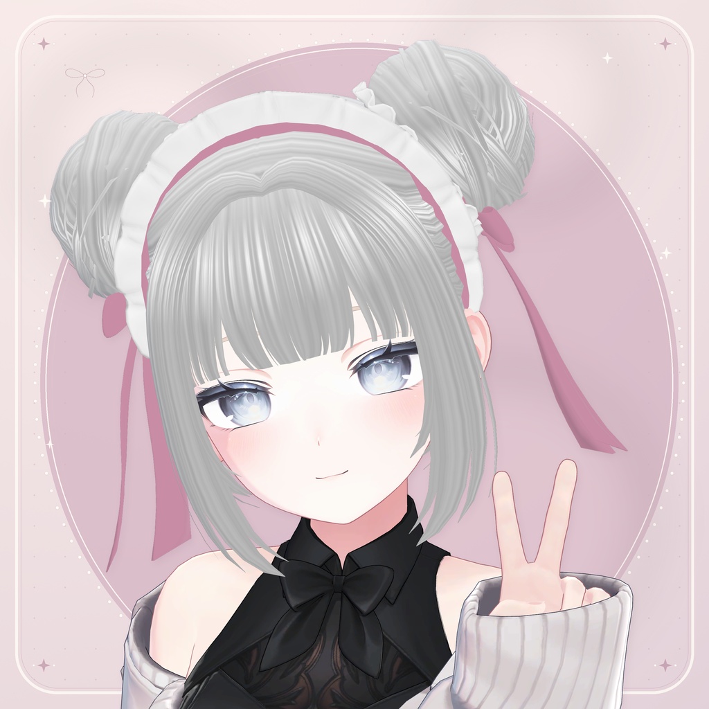 おだんごメイドヘア