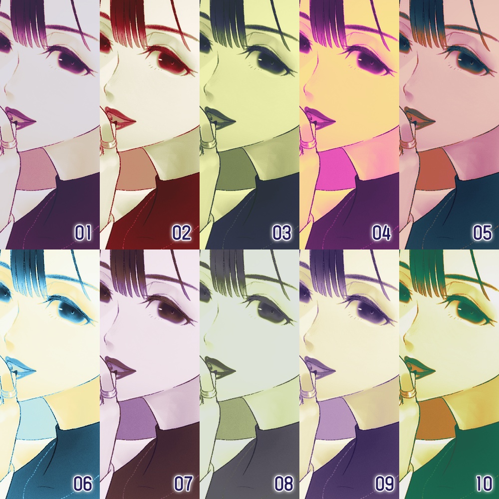 【無料】38miyojiのグラデマップ_Bitter