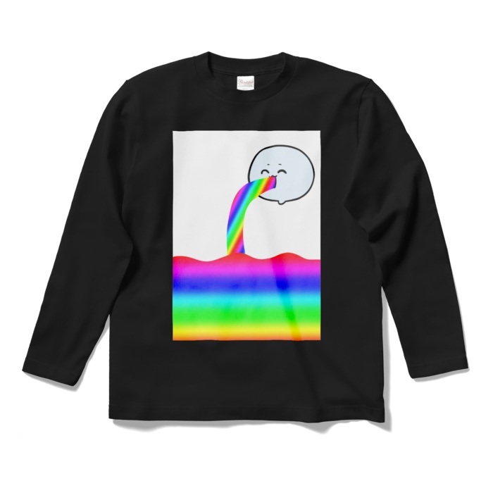 焼きのりのゲボTシャツ/長袖