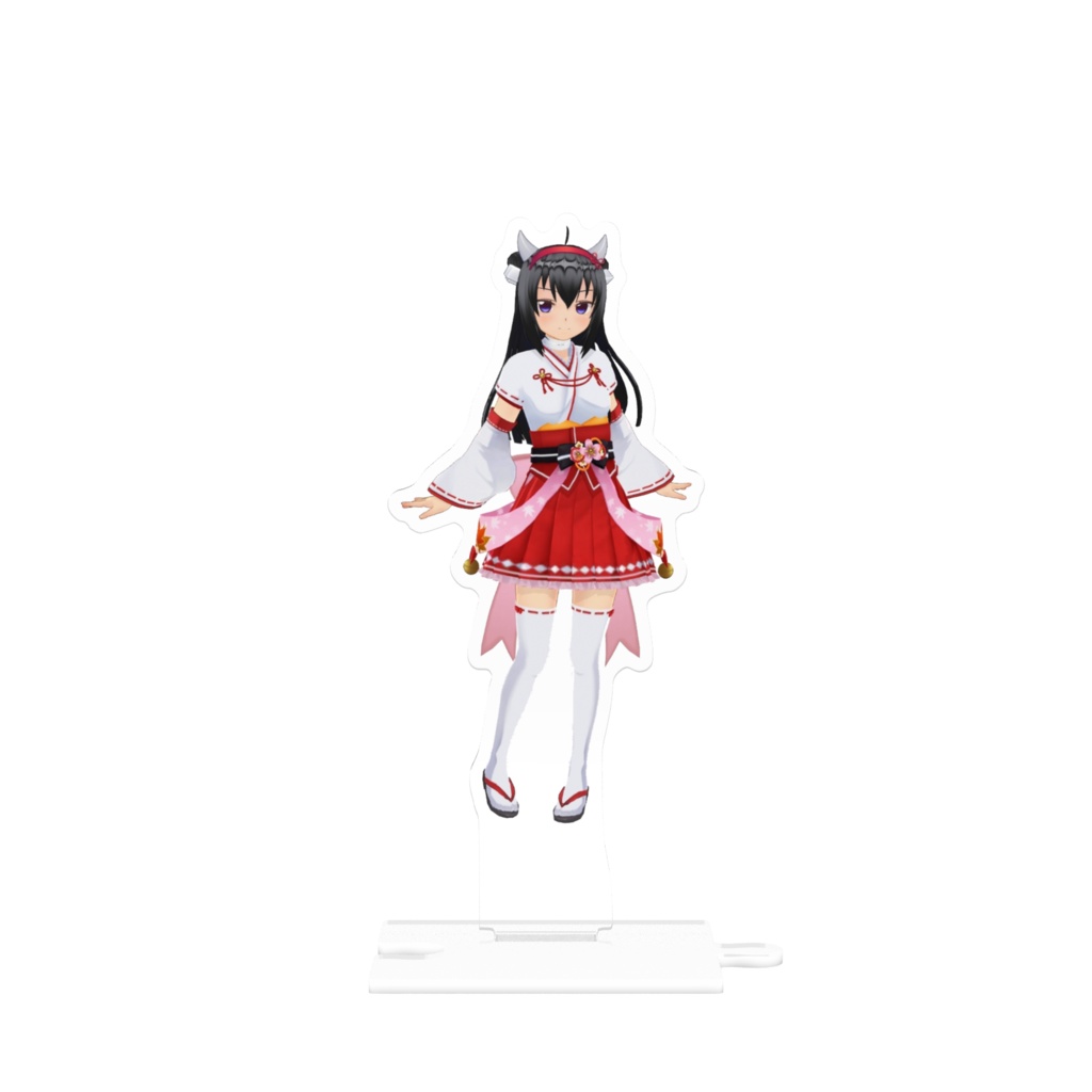 鬼病みーや　巫女　アクスタ　125mm