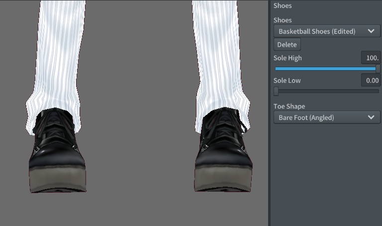 ルーズソックス&革靴