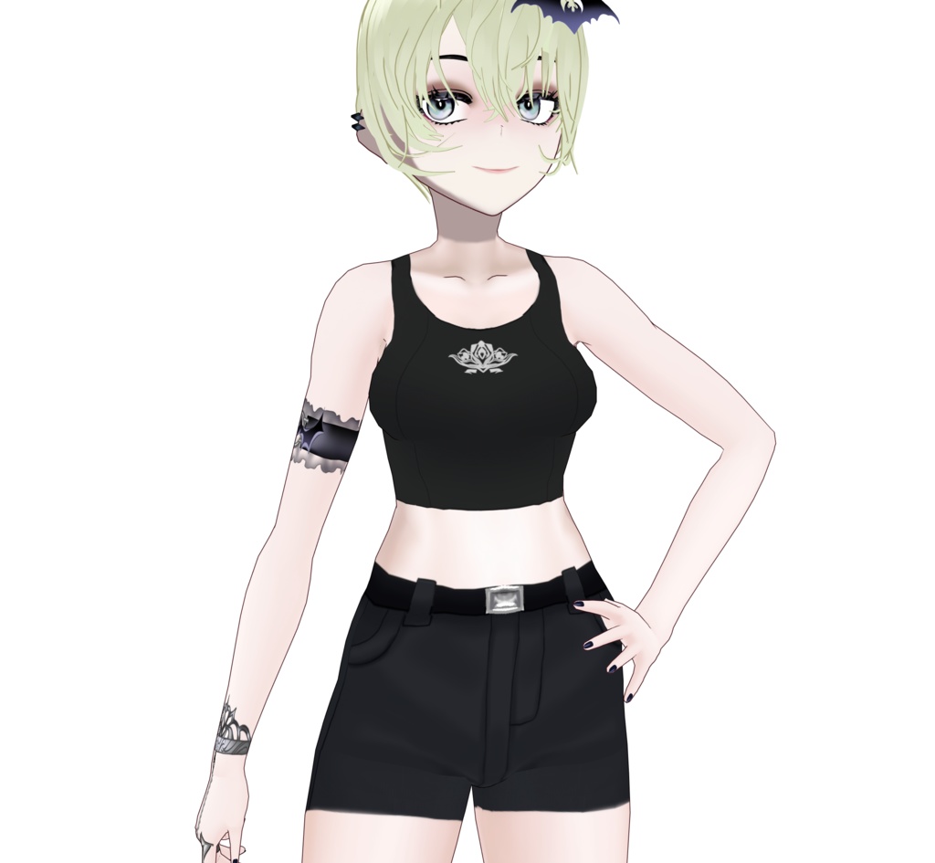 タンクトップ Cropped tank top